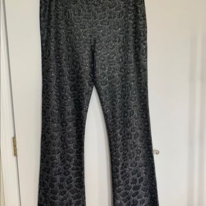 St John Sequin Animal Print Pants. Size 18